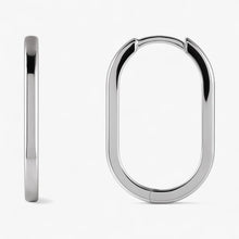 The Oval Hoop Earrings