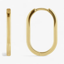 The Oval Hoop Earrings