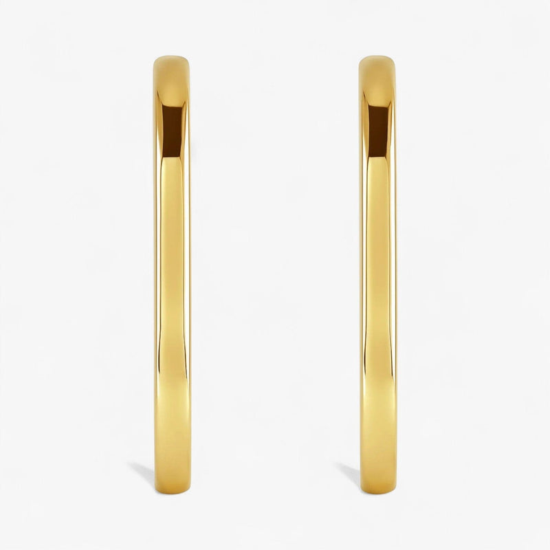 The Oval Hoop Earrings