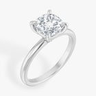 The Timeless Solitaire Engagement Ring | Cushion