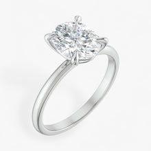 The Timeless Solitaire Engagement Ring | Oval