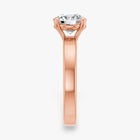 The Cigar Band Solitaire Engagement Ring | Round