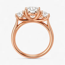 The Classic 3-Stone Engagement Ring | Cushion