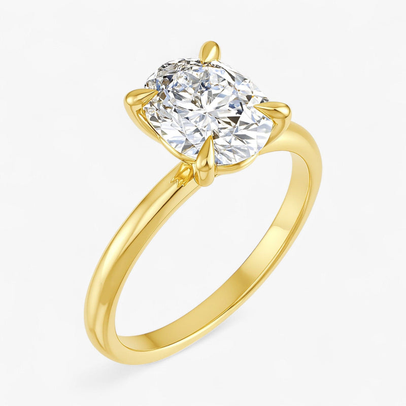 The Timeless Solitaire Engagement Ring | Oval