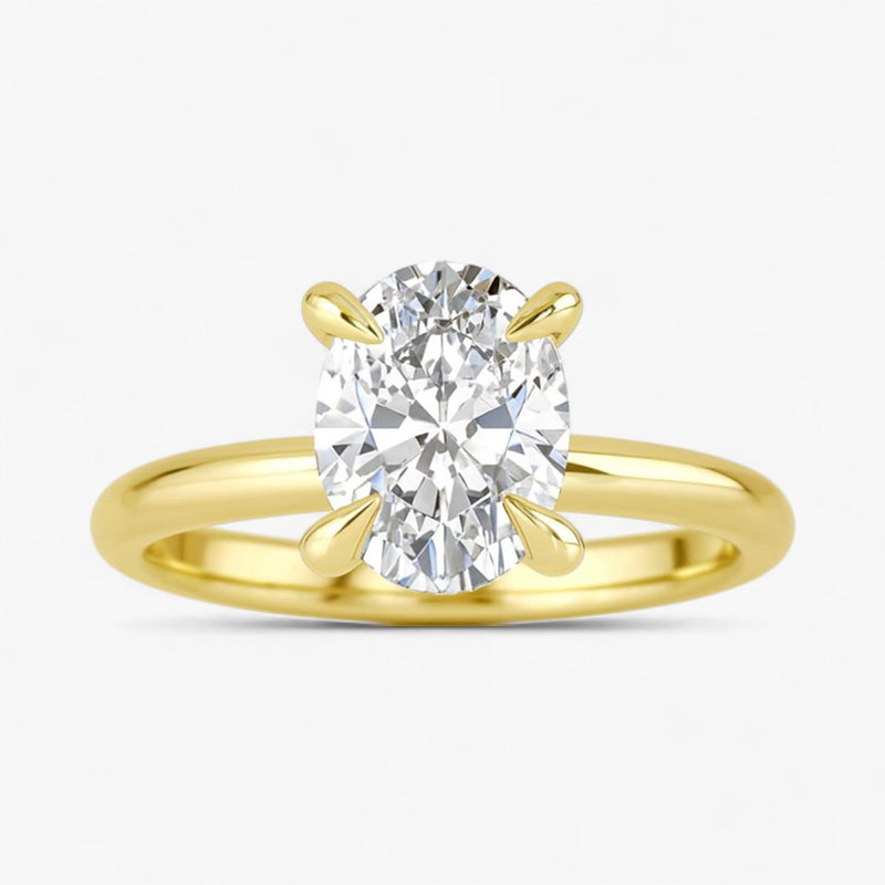 The Timeless Solitaire Engagement Ring | Oval