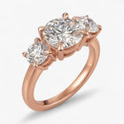 The Signature 3-Stone Engagement Ring | Round