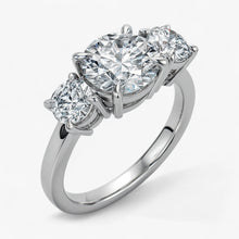 The Signature 3-Stone Engagement Ring | Round
