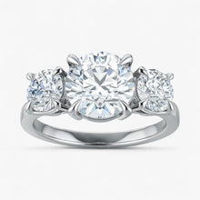 The Signature 3-Stone Engagement Ring | Round