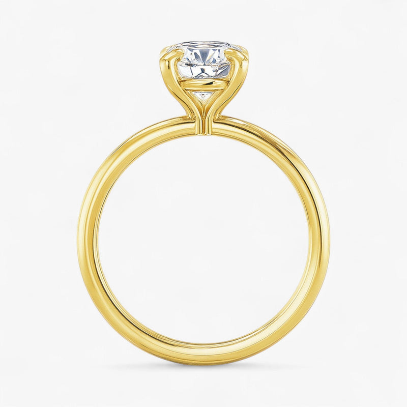 The Timeless Solitaire Engagement Ring | Oval